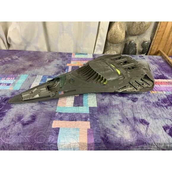 VTG 1988 G.I. Joe  X-19 Ghost Rider Stealth Fighter Incomplete For Parts As Is - Picture 2 of 13